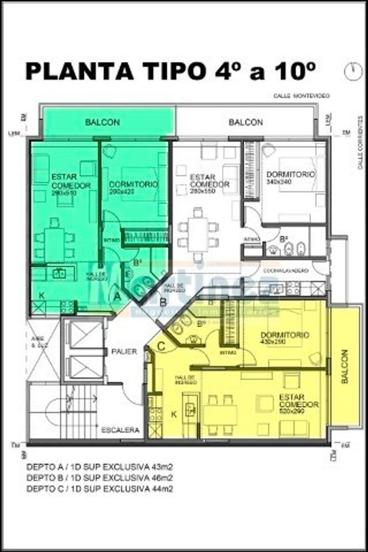 Departamento en Venta de Monoambiente