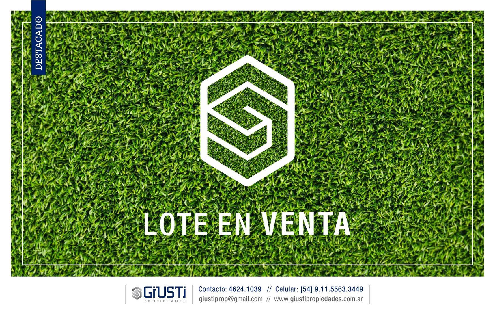 Venta Lote ideal constructor