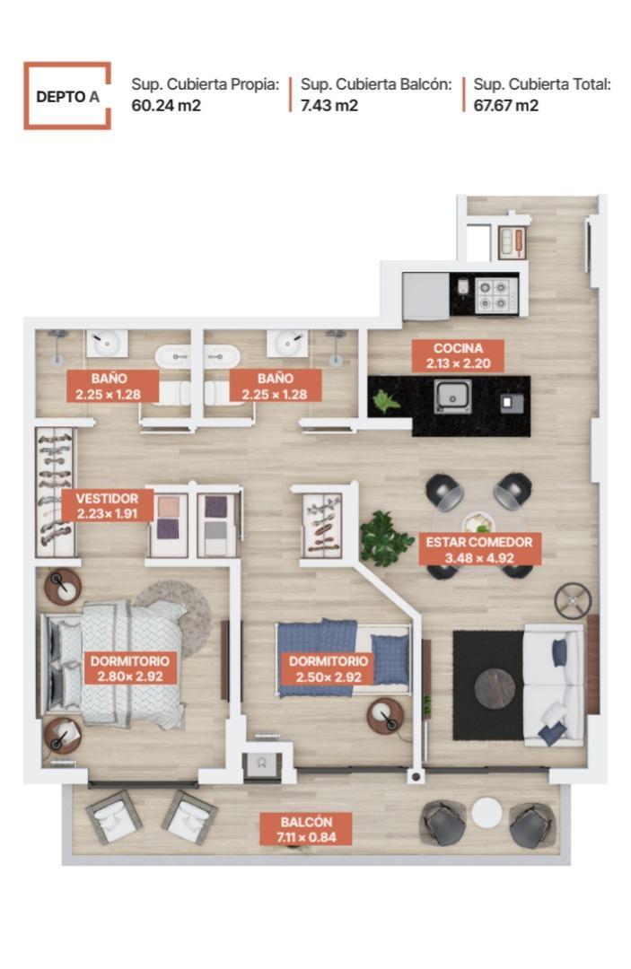 Departamento en Venta A Estrenar