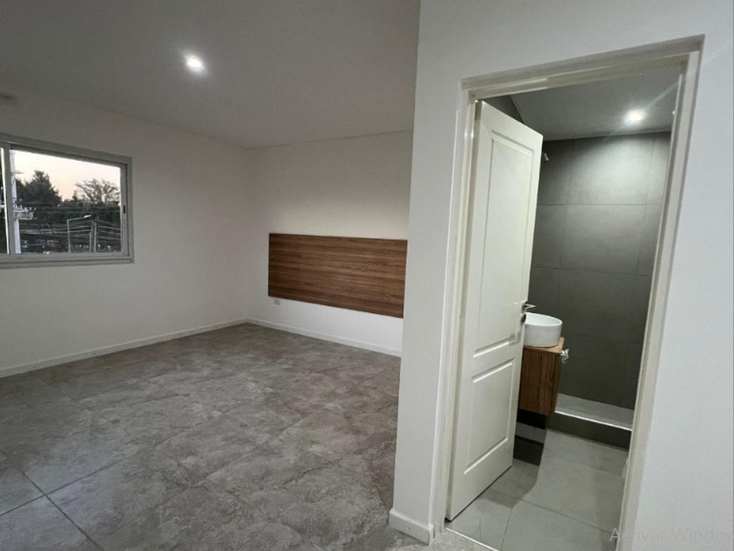 Departamento 2 ambientes con 2 baños