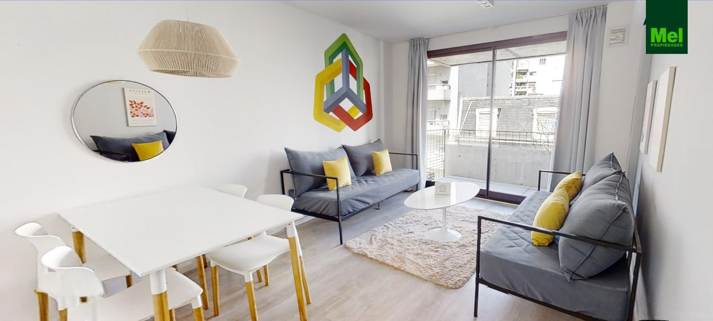 2 ambientes con equipamiento, al frente en venta | Palermo