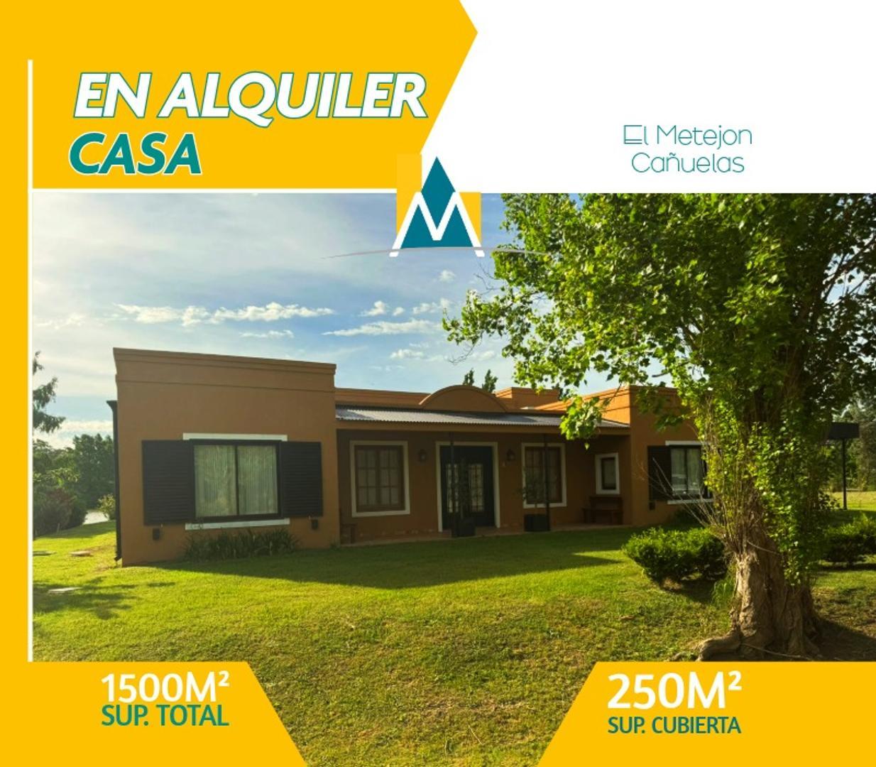 Casa en alquiler club de campo El Metejón -FEBRERO