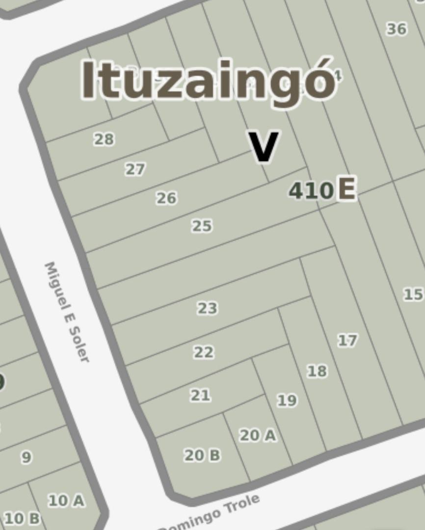 Terreno en Venta en Ituzaingo Norte, USD 450.000