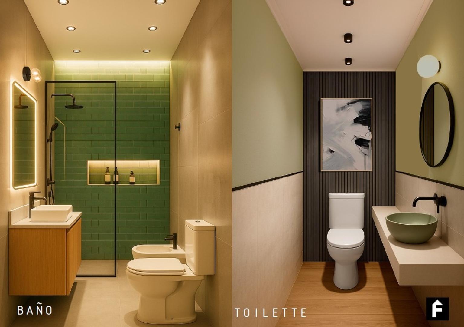 Depto Tipo Casa 4 ambientes con 2 baños