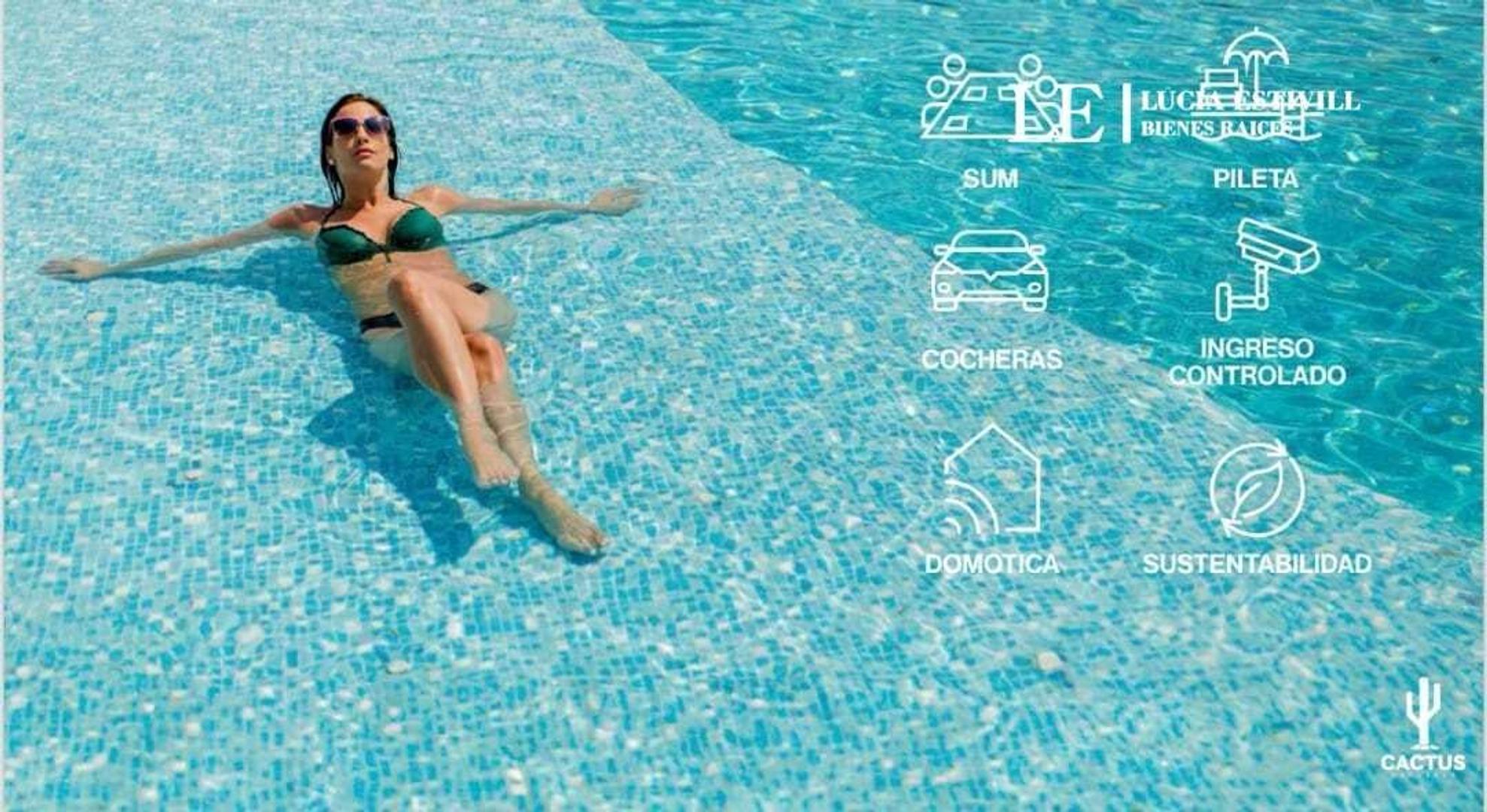 Departamento 2 ambientes con 1 baño