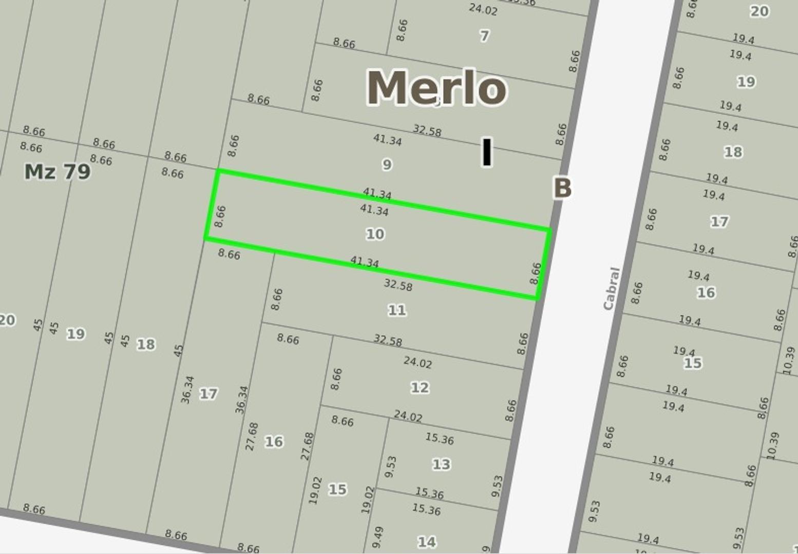 LOTE A LA VENTA EN SAN ANTONIO DE PADUA