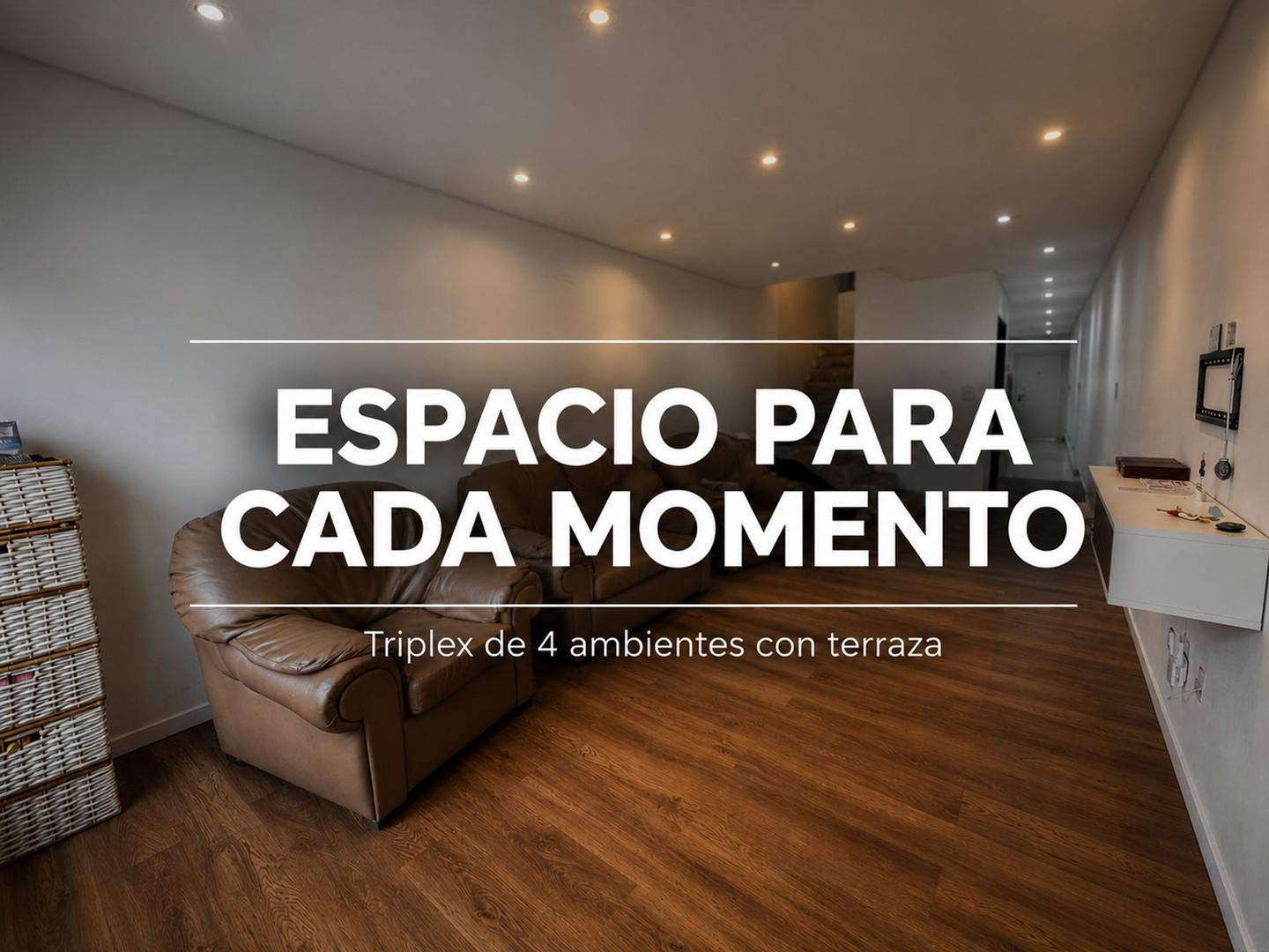 TRIPLEX VENTA SAN JUSTO 4 AMBIENTES CON TERRAZA