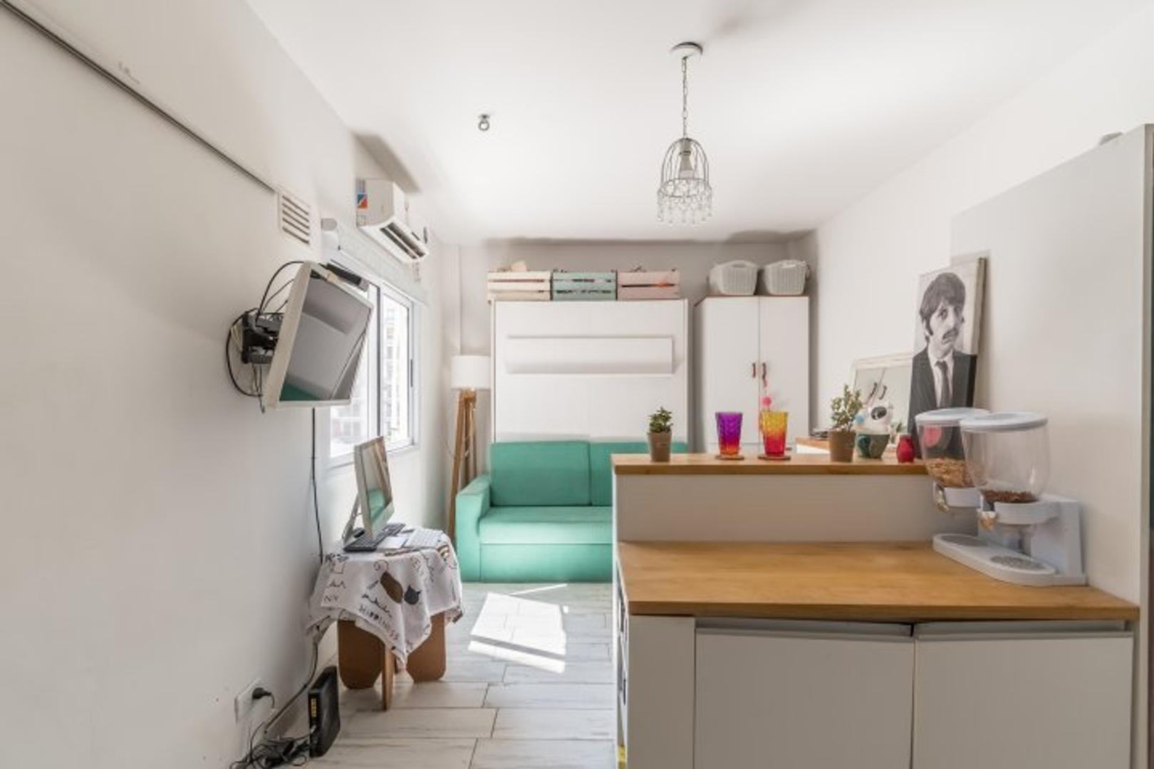 Departamento Monoambiente con 1 baño