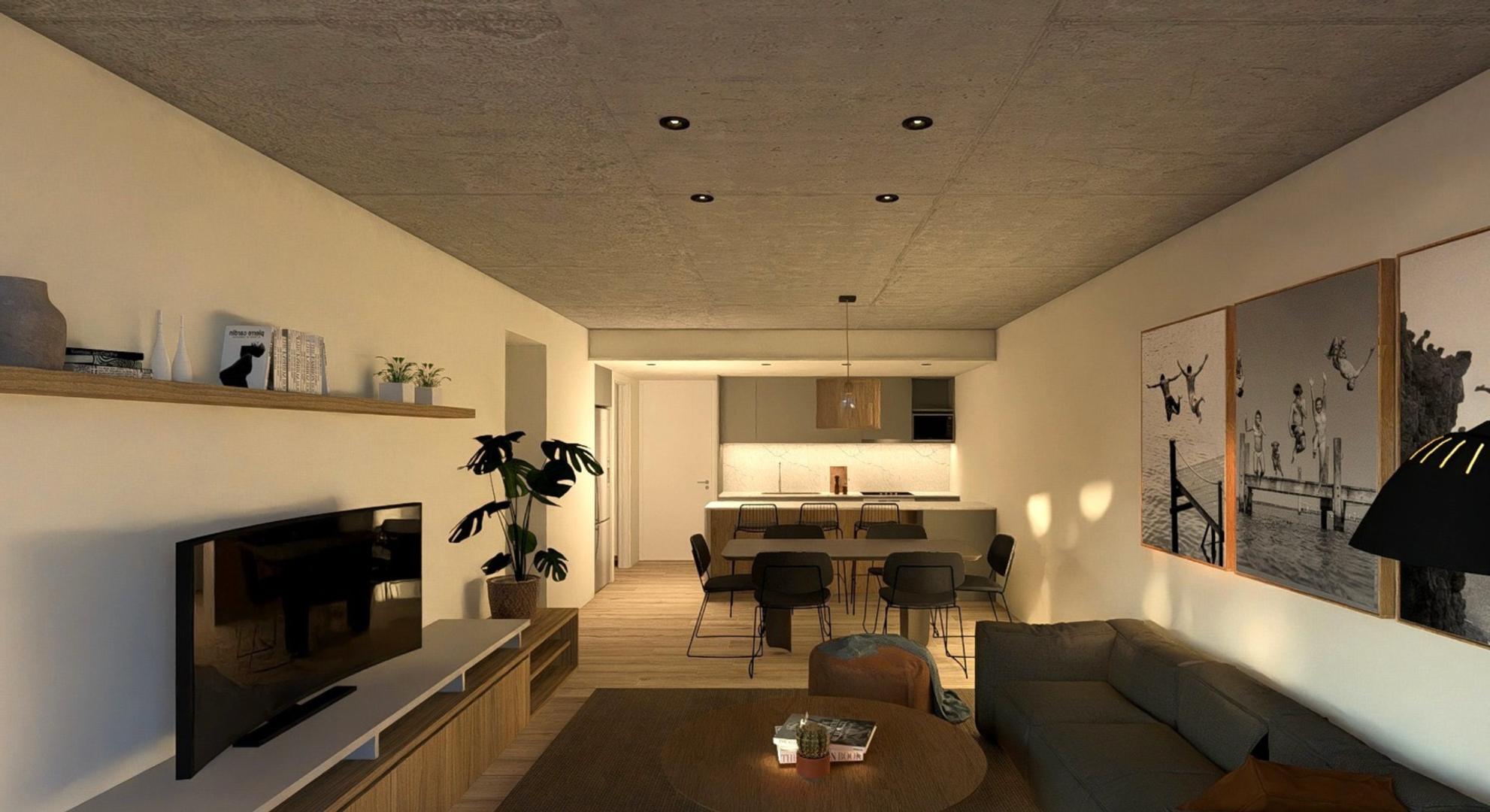 Departamento 3 ambientes con 2 baños