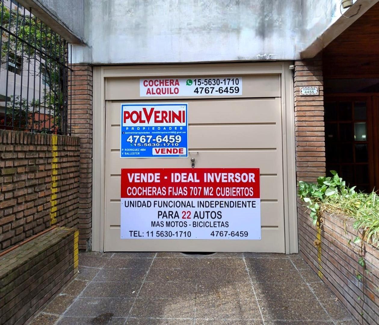 COCHERAS CENTRICAS EN VILLA BALLESTER * COCHERAS EN EDIFICIO