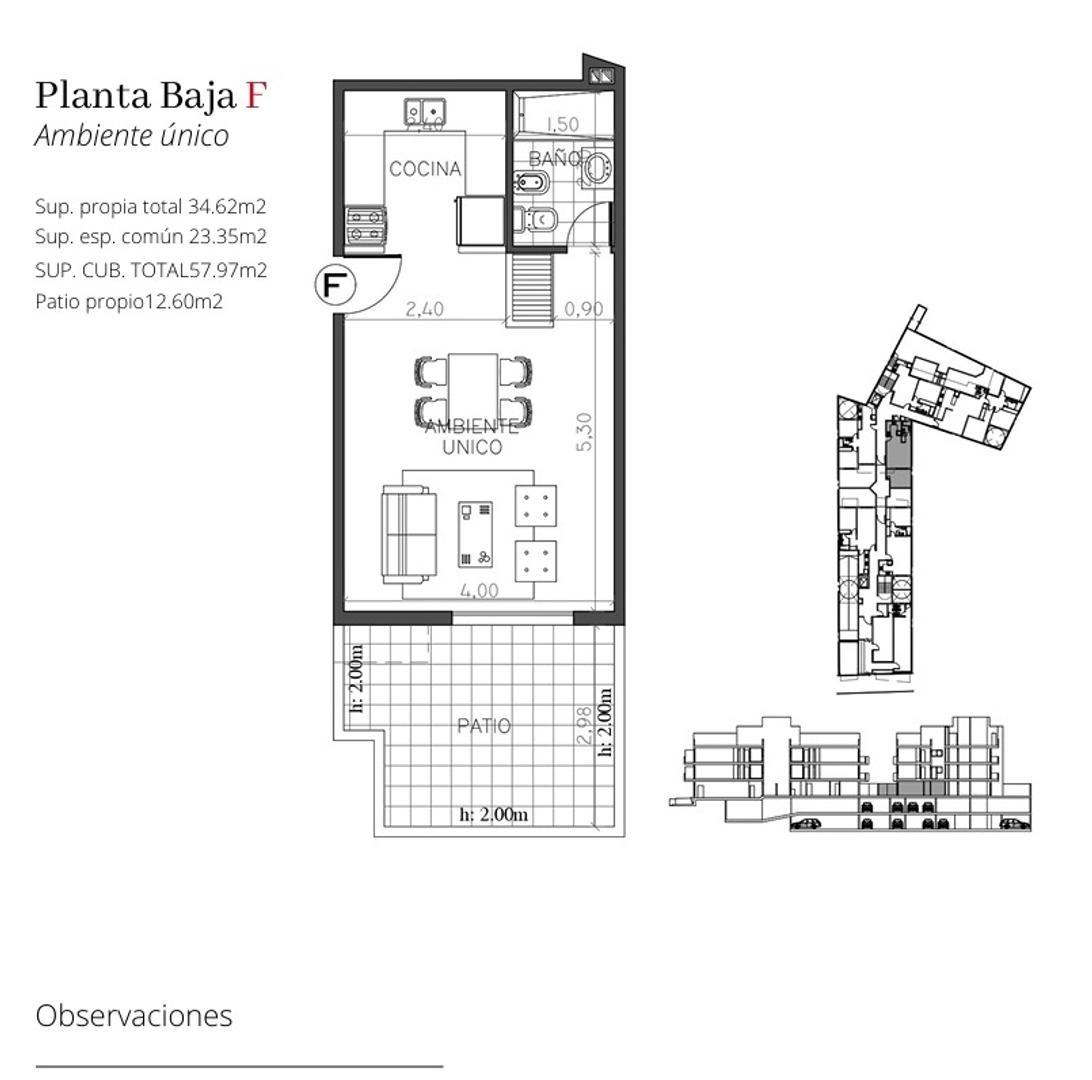 Departamento en Venta en Alta Gracia, USD 49.000