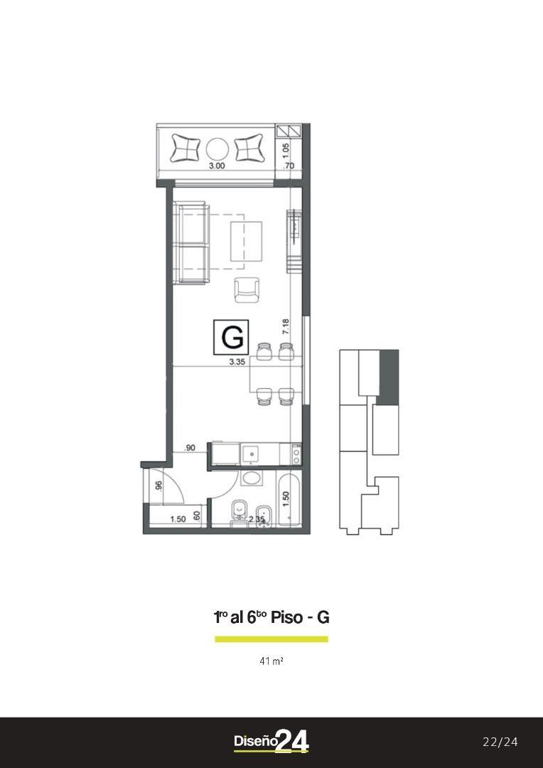 Departamento en Venta con 2 cochera