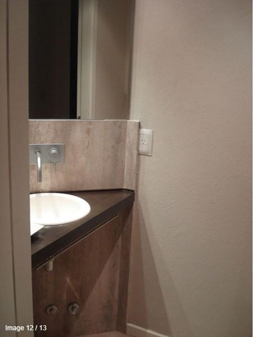 Departamento 2 ambientes con 2 baños