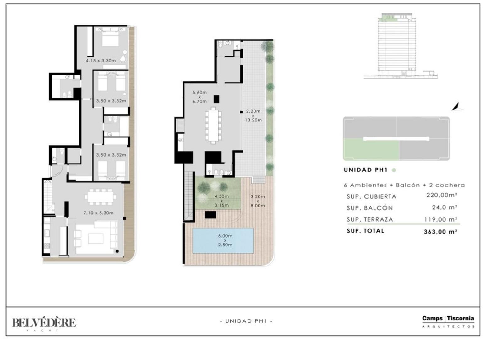 Departamento en el emprendimiento BELVEDERE Yacht