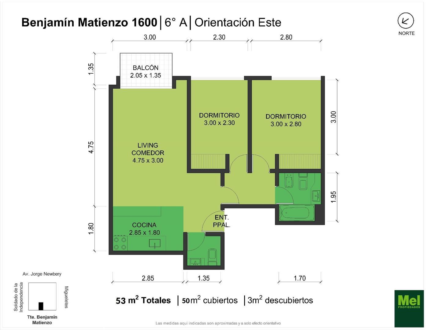 Benjamin Matienzo 1600, Piso 6