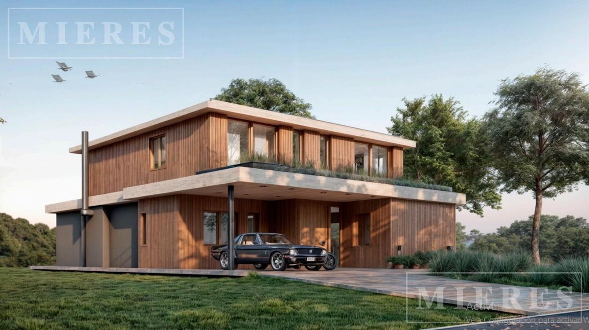 Casa en construcción en Carpinchos, Nordelta