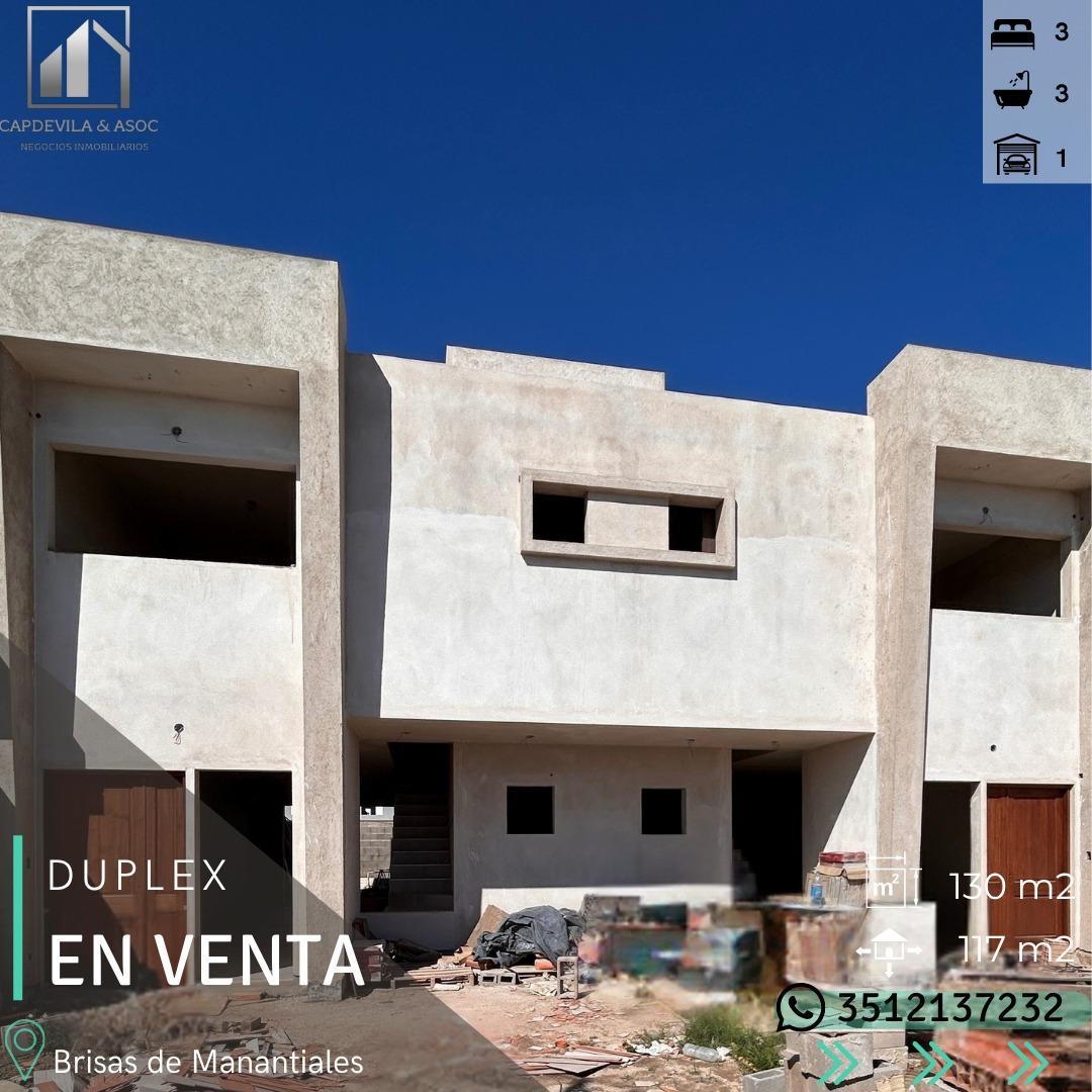 DUPLEX 3 DORMITORIOS - BRISAS DE MANANTIALES