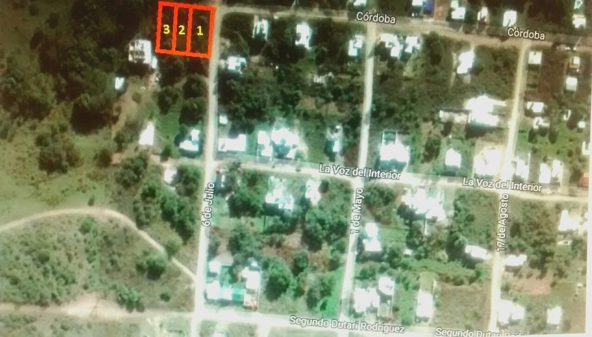 VENTA  TERRENO EN VILLA SAN NICOLAS MALAGUEÑO CORDOBA