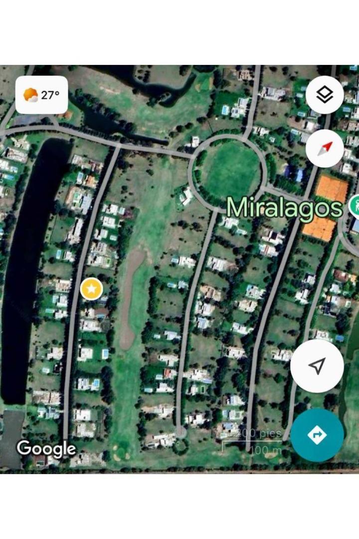Lote en venta Miralagos Club de Campo. La Plata