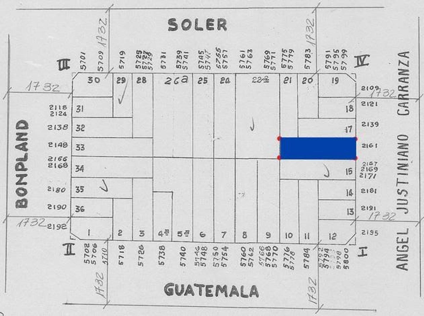 TERRENO EN EL CORAZON DE PALERMO HOLLYWOOD