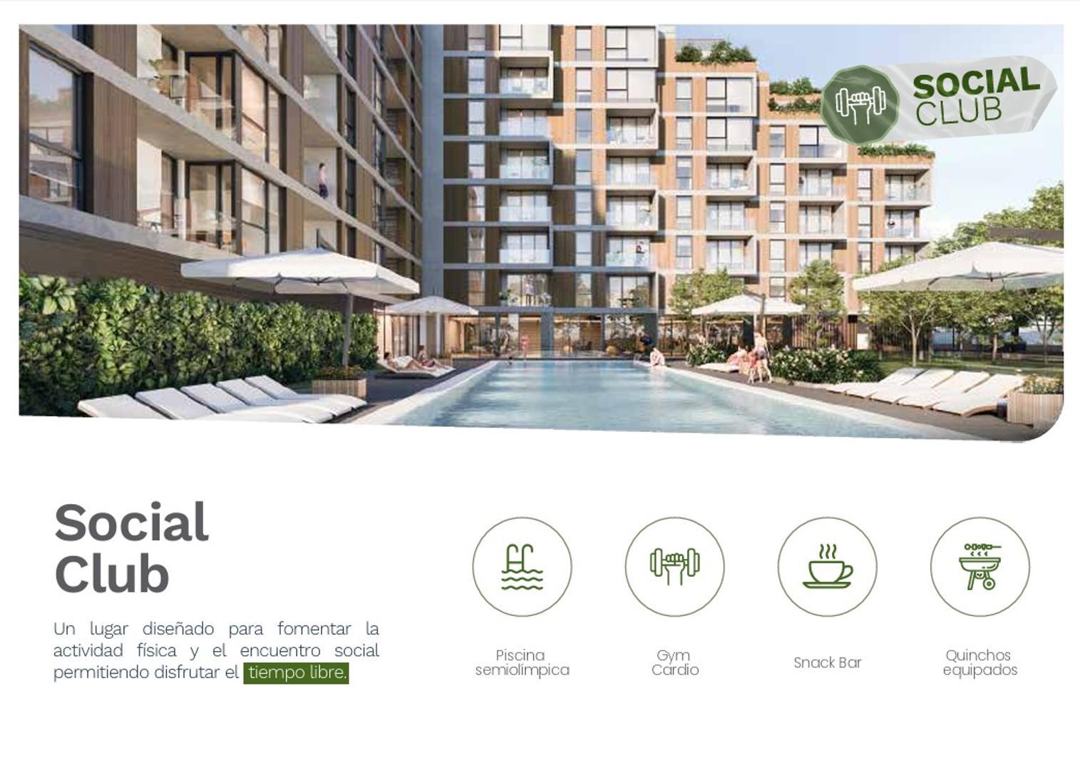 Departamento en Venta de 1 dormitorio