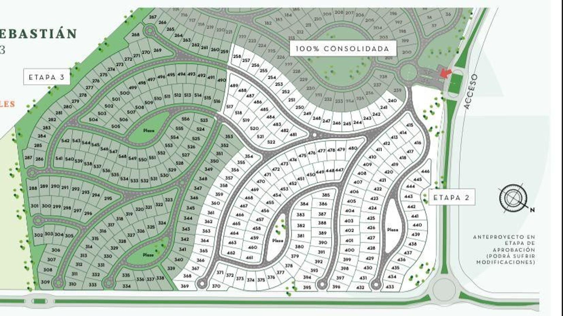 Terreno en Venta en San Sebastian, USD 25.000