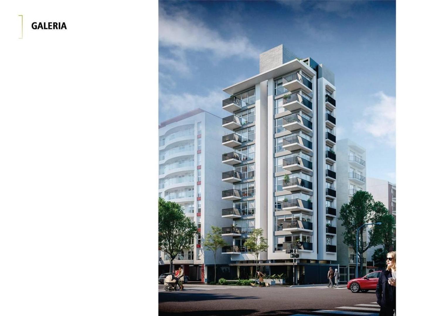 Edificio en pozo - Semipisos 2 ambientes