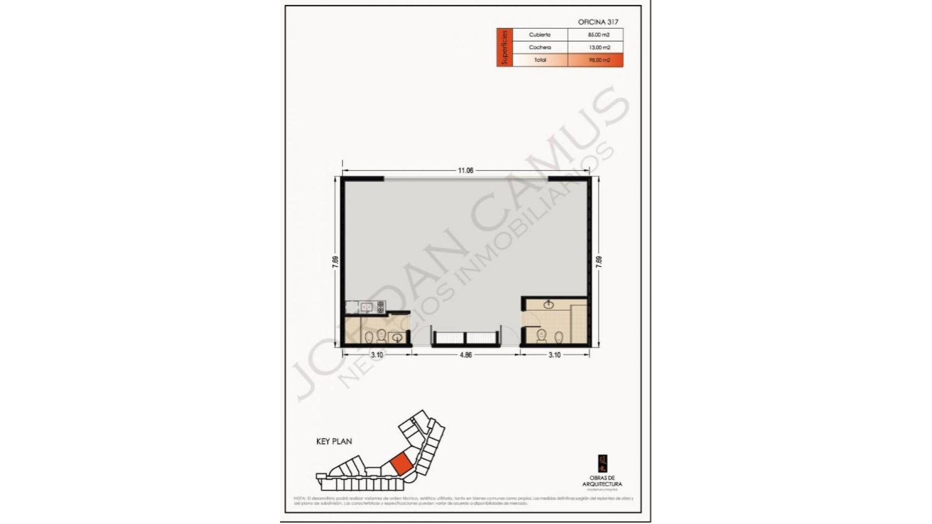 Departamento en Venta de 2 ambientes