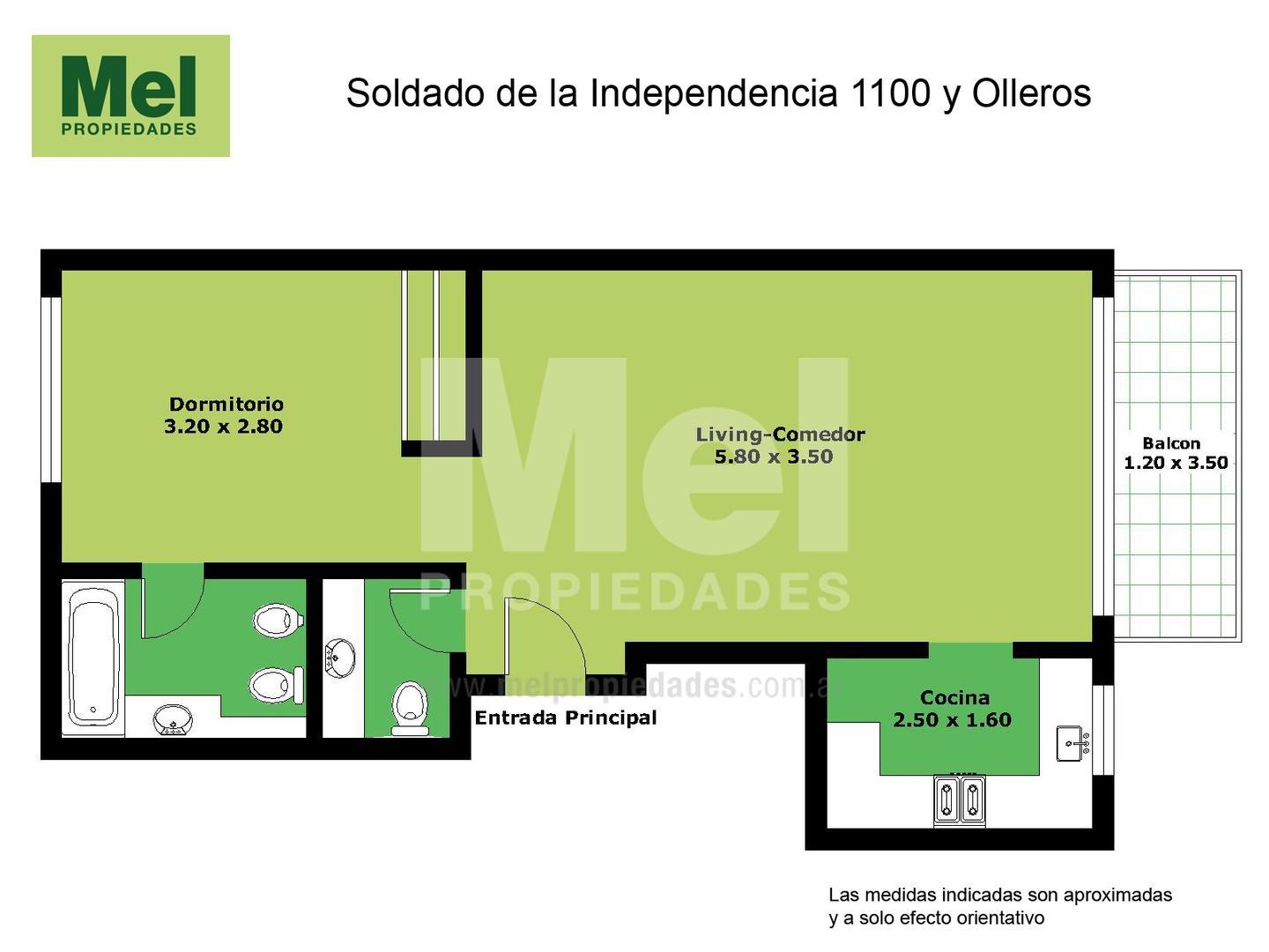 Soldado De La Independencia 1100, Piso 5