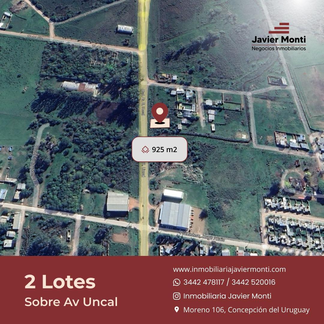 TERRENO SOBRE AV UNCAL(TRANSITO PESADO)