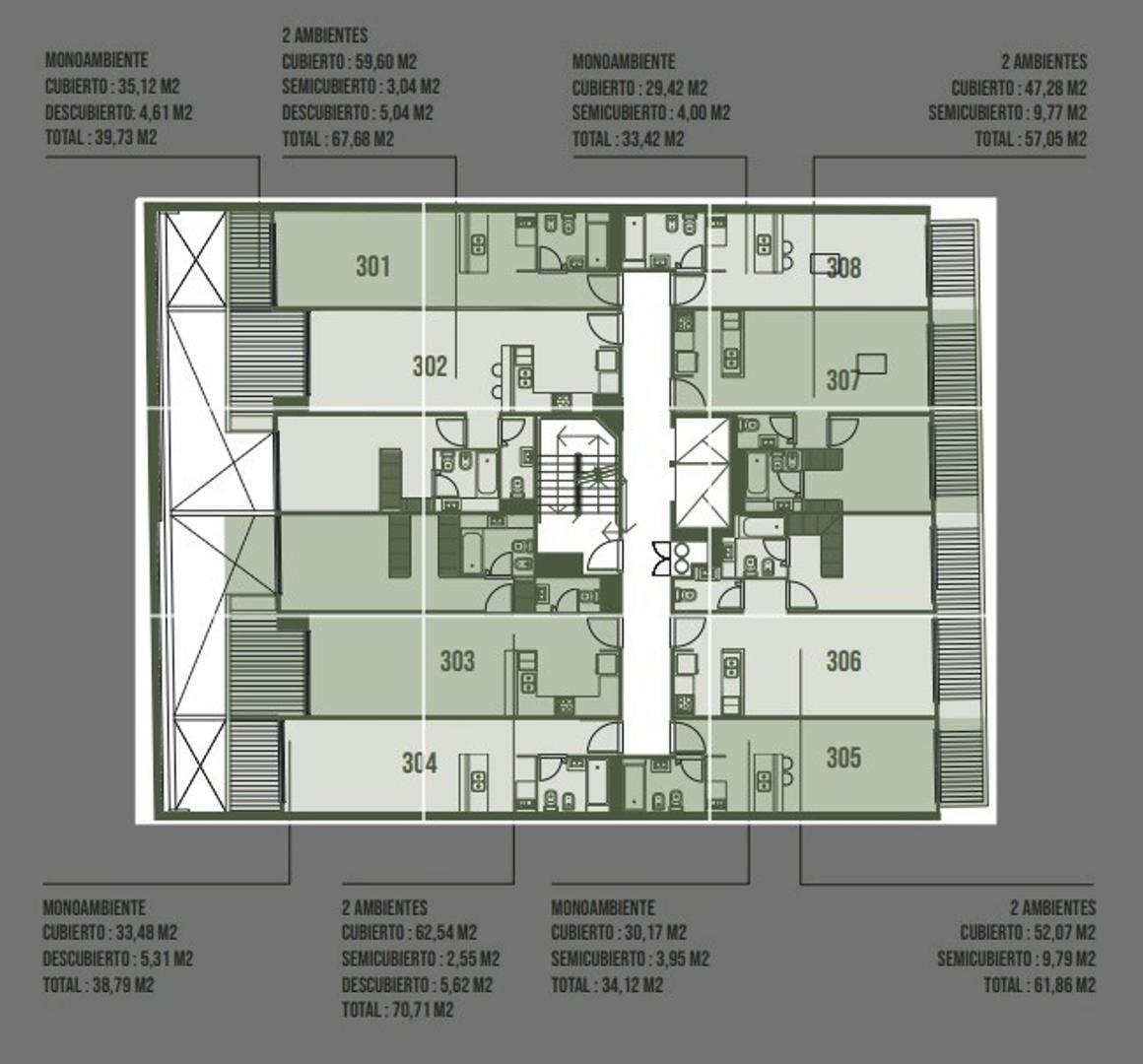 Departamento en Venta en Palermo, USD 179.500