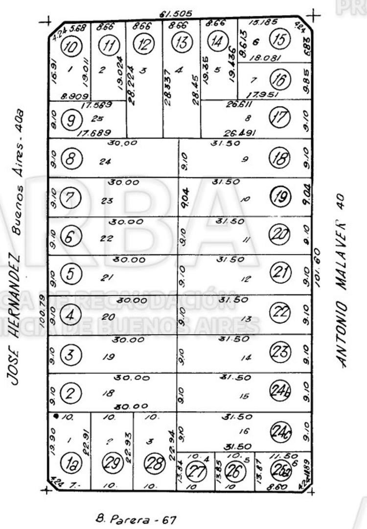 VENTA TERRENO OLIVOS-PERMUTA