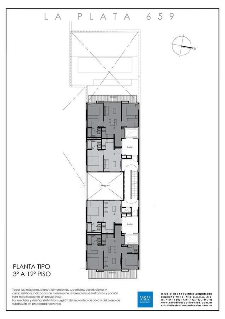 Departamento 3 ambientes con 1 baño