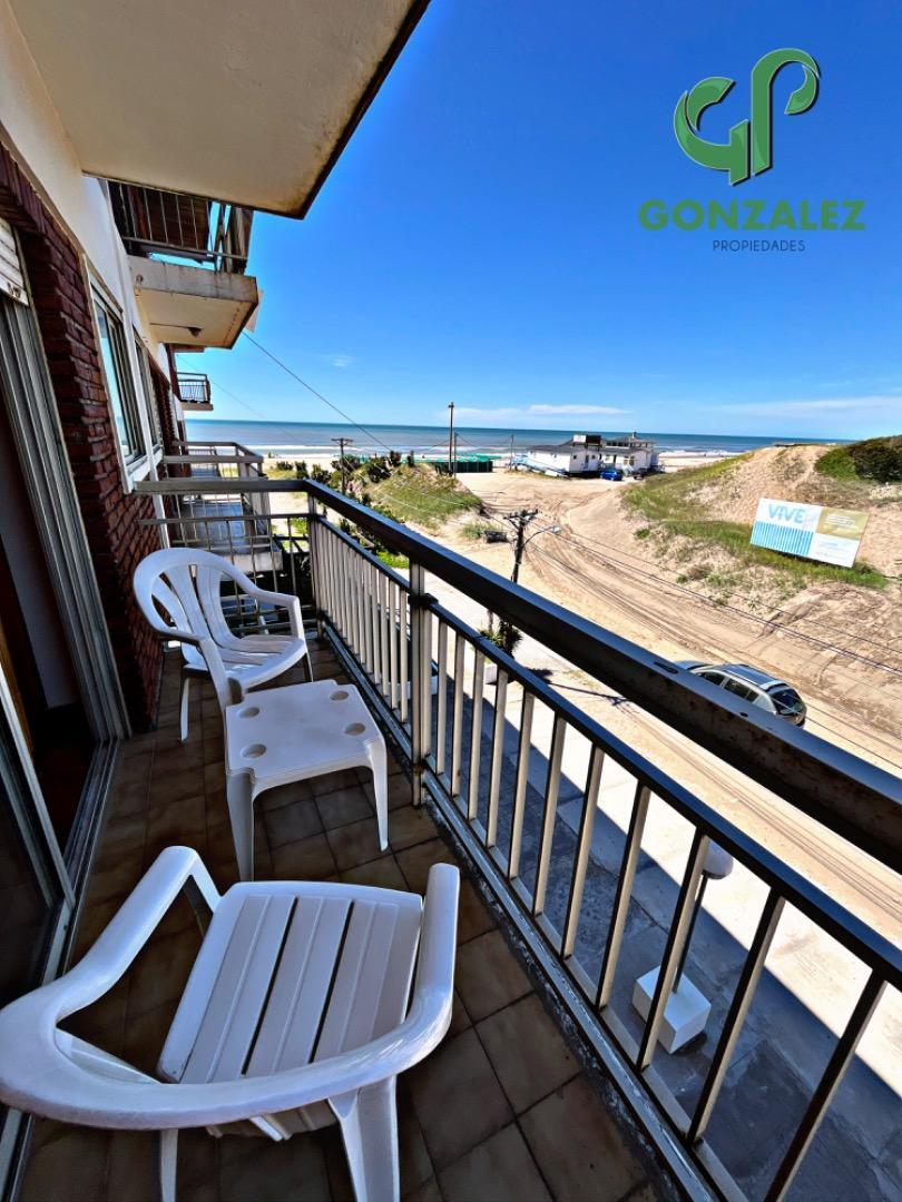 2 ambientes con cochera frente al mar