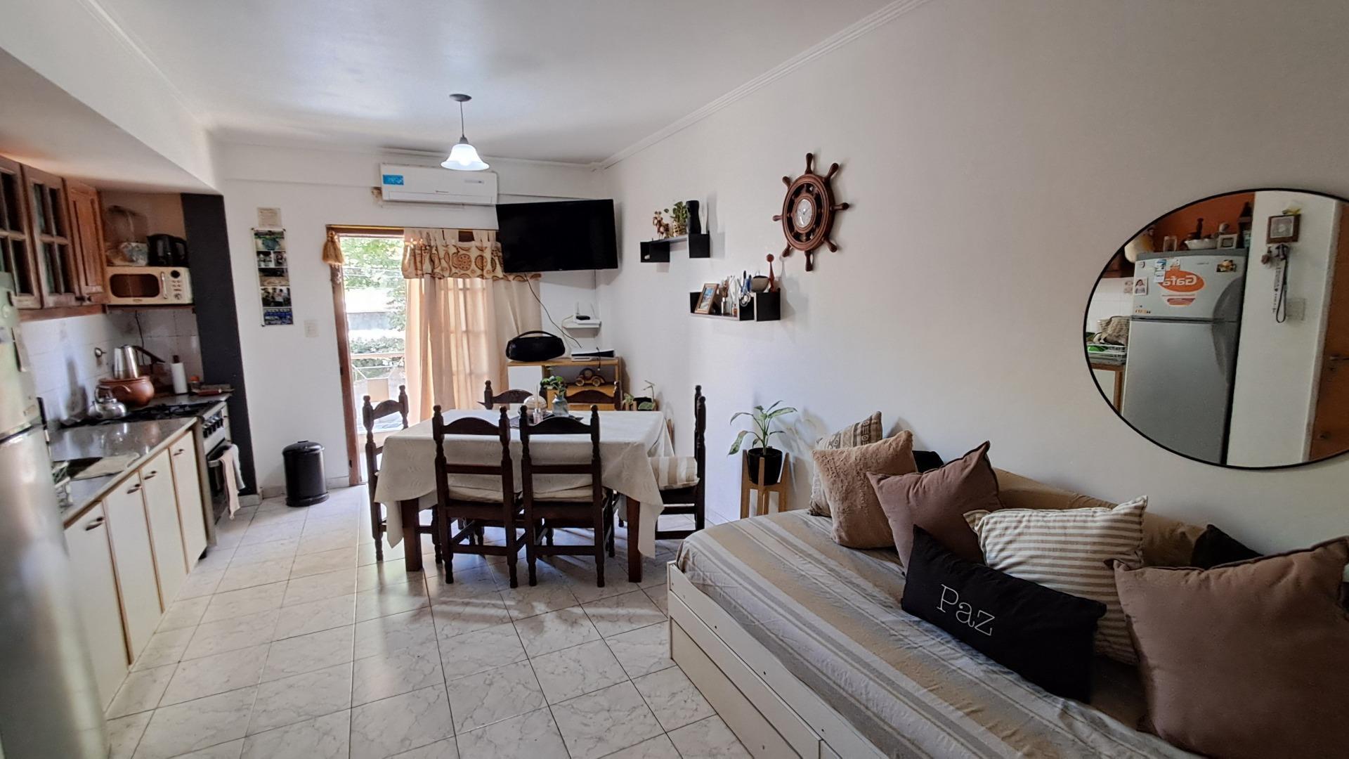 Departamento 2 ambientes con 1 baño