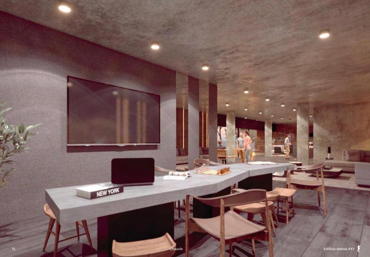 2 ambientes a estrenar en Barrio Chauvín