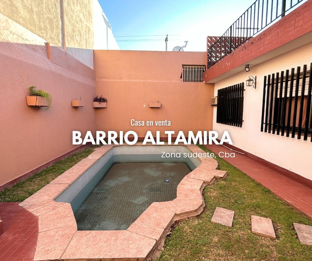 CASA FAMILIAR CON PISCINA Y COCHERA TRIPLE EN B° ALTAMIRA