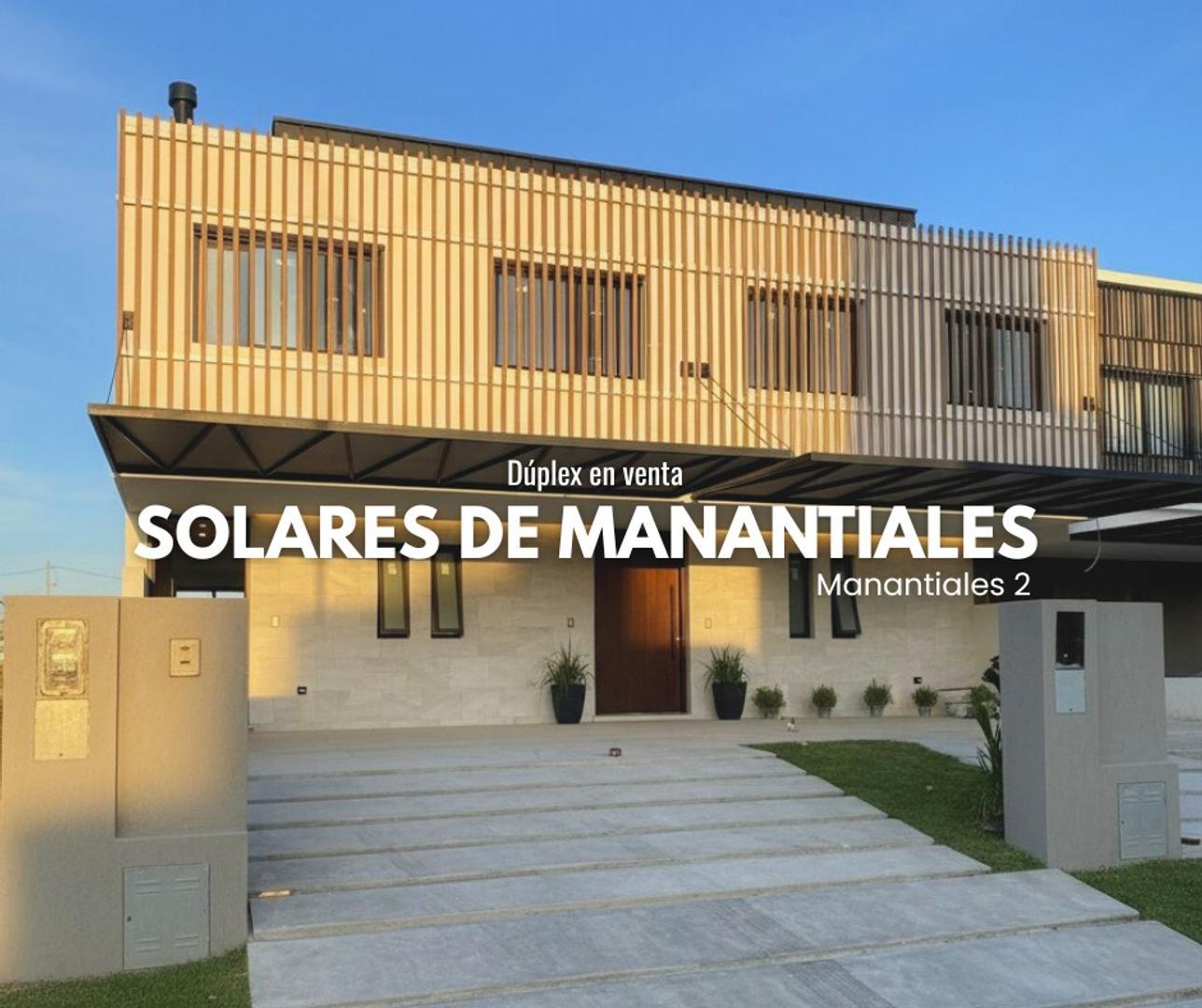 SOLARES DE MANANTIALES - Duplex A ESTRENAR - 3 dormitorios