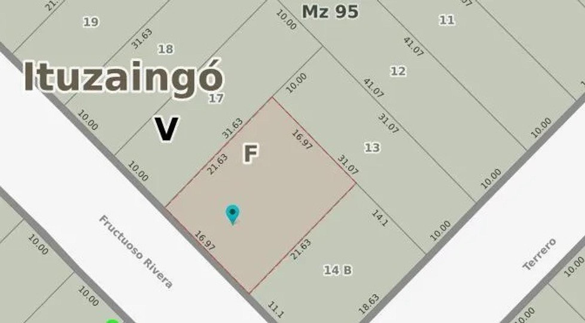 Terreno en Venta en Ituzaingo Norte, USD 107.000