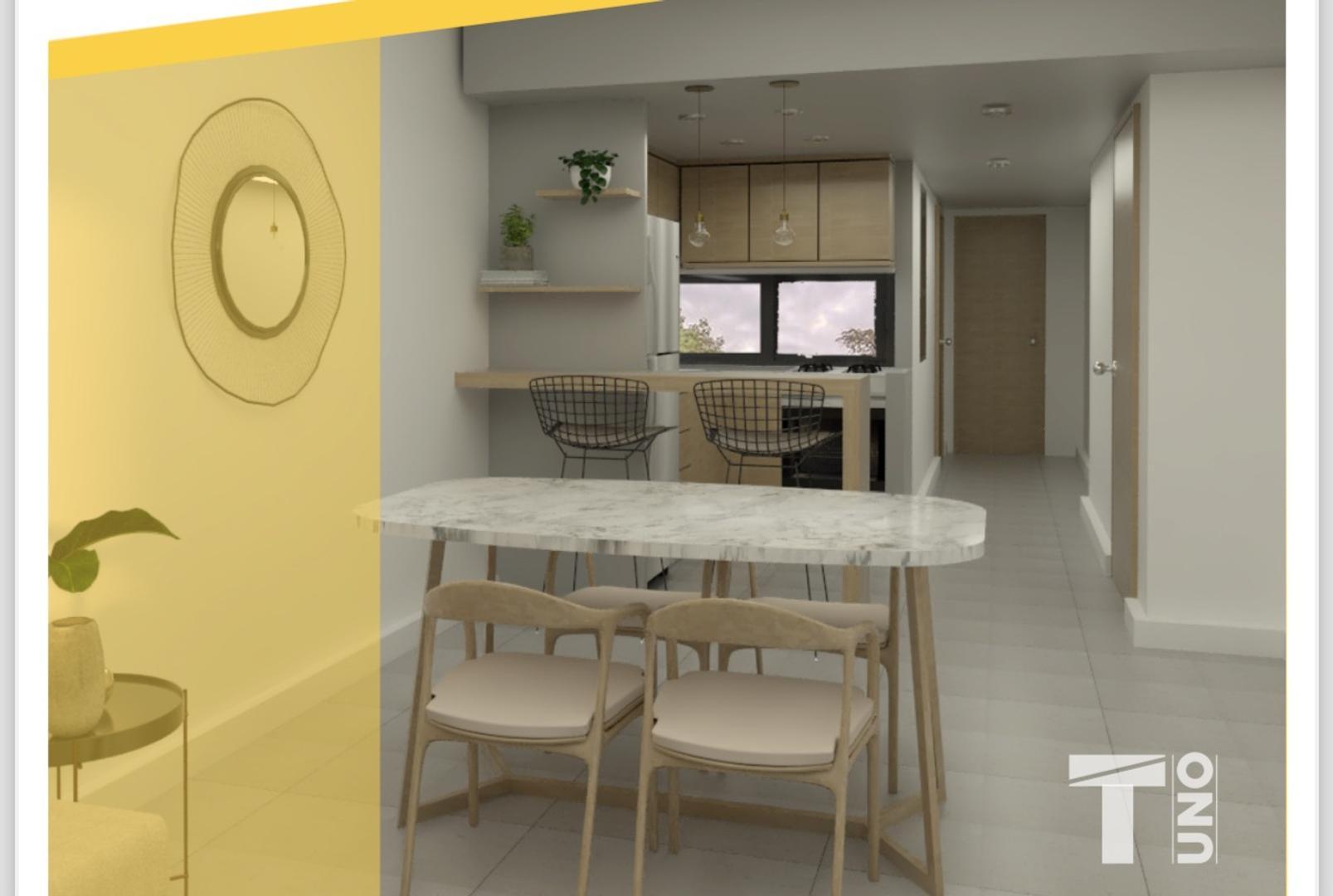 Departamento 3 ambientes con 2 baños