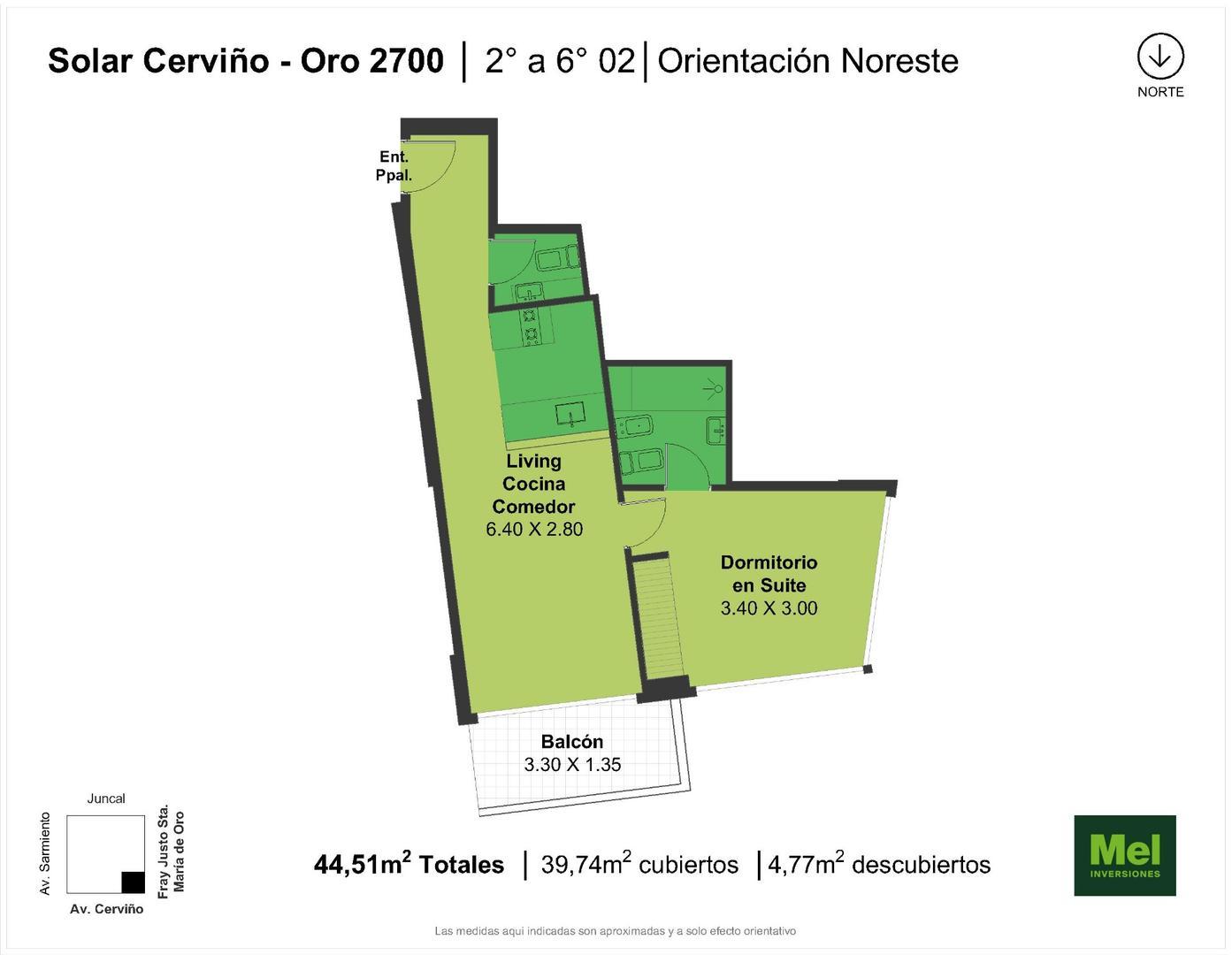 Fray Justo Santa María De Oro 2700, Piso 2°