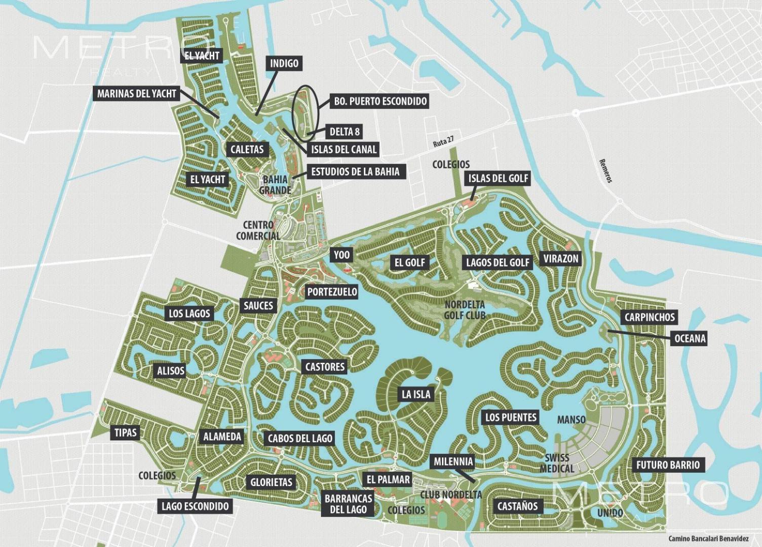 Terreno en Venta en Nordelta Carpinchos, USD 220.000