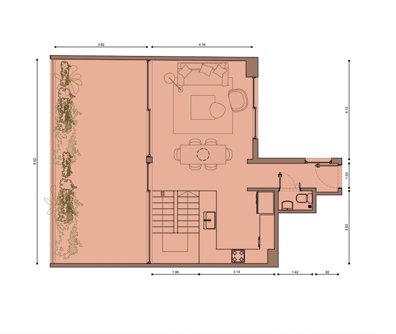 Departamento en Venta en Palermo Chico, USD 950.000