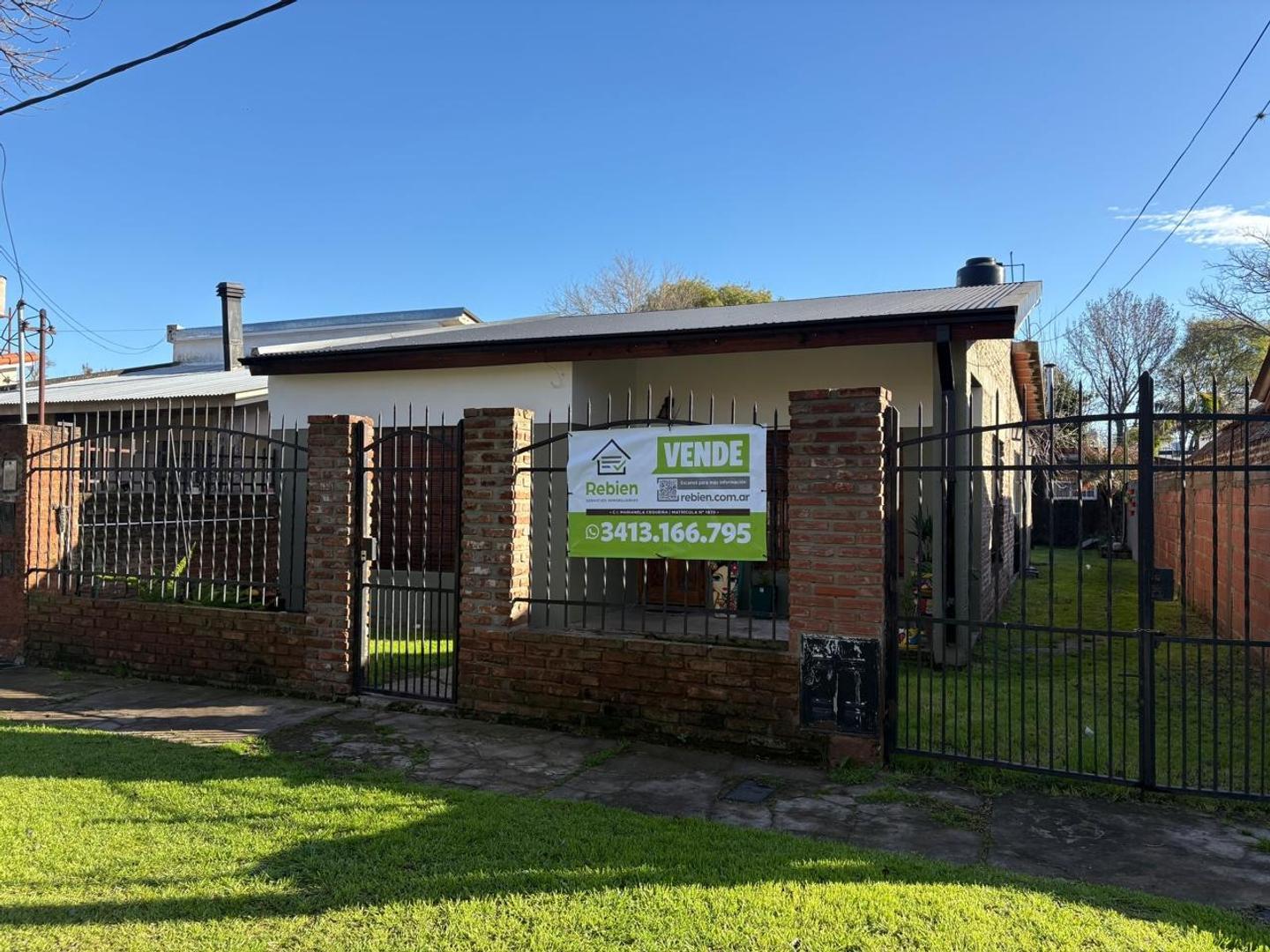 Hermosa casa con real posibilidad de ampliación en Baigorria