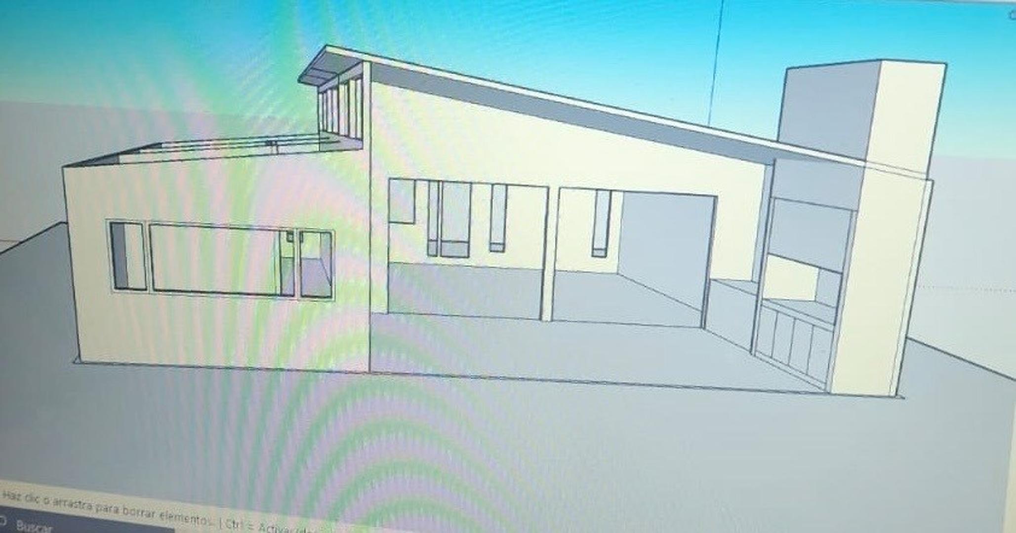 Casa 3 ambientes con 1 baño