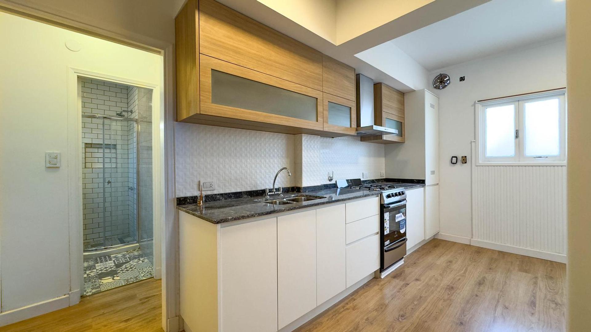 Departamento 2 ambientes reciclado en su totalidad