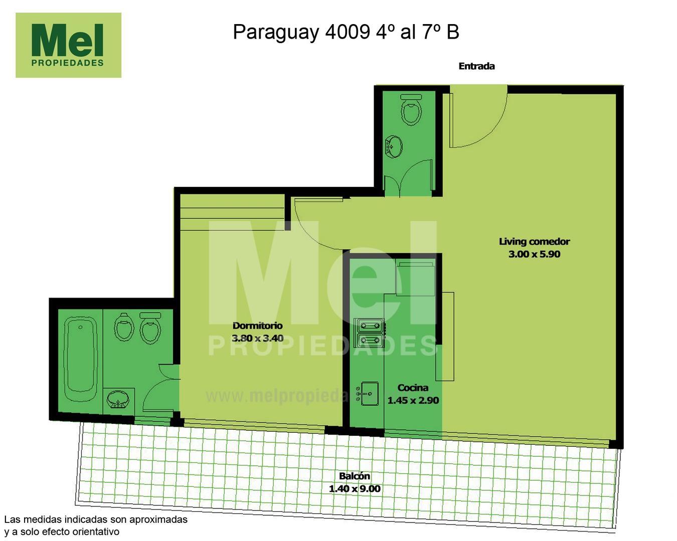 Paraguay 4000, Piso 7