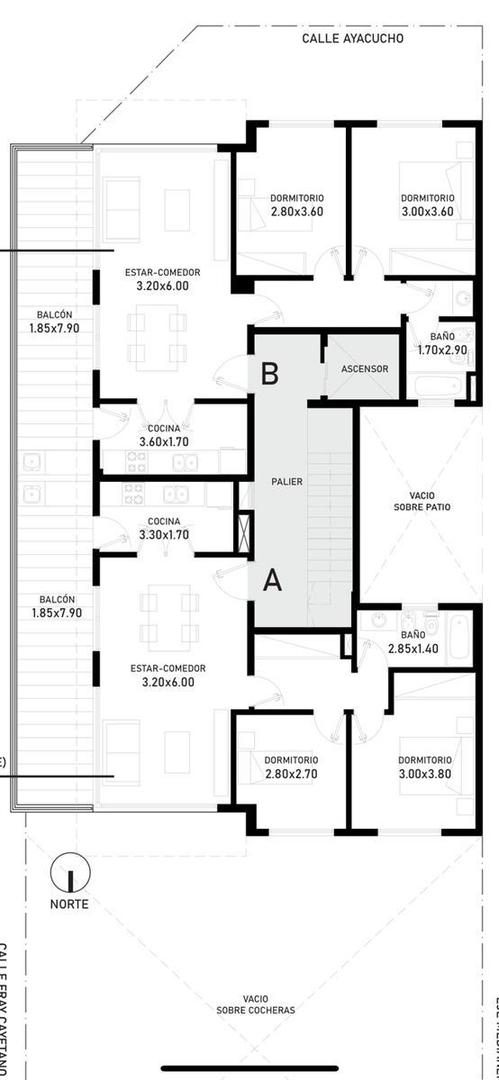Departamento en Venta de 2 ambientes