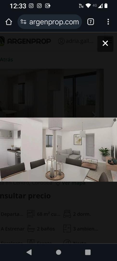 Departamento en Venta en Nueva Cordoba, USD 128.500