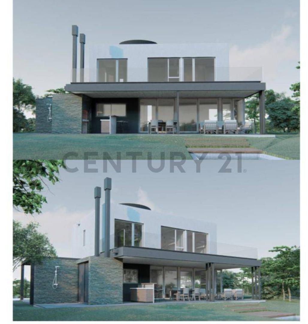 Casa moderna a la laguna en venta El Naudir, Puertos Canton a estrenar 5 ambientes